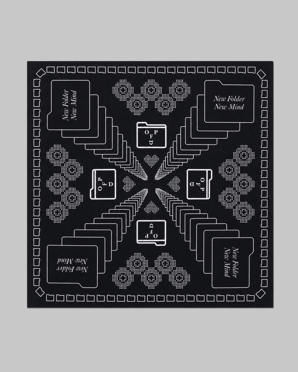 New Folder New Mind Bandana - Black